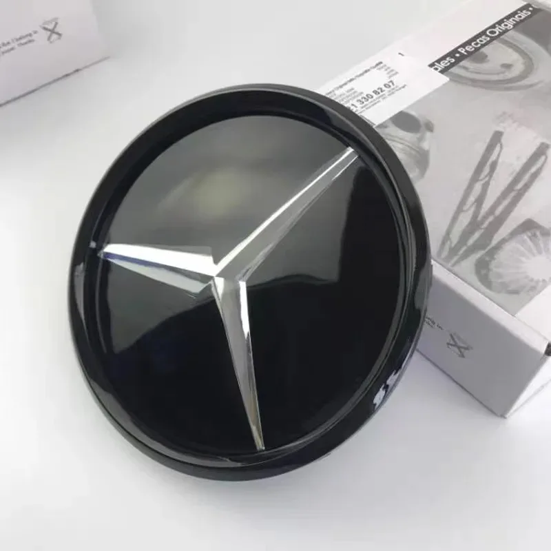 Emblemas de Estrella 3D AAA para Parrilla Delantera, Logotipo Mercedes Benz C W205 A W177 S W217 SL CLA CLS GLA GLB, Accesorios para Auto