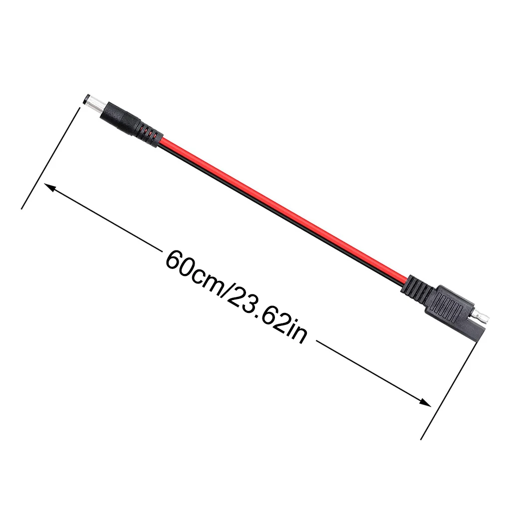 SAE to DC 어댑터, 태양 전지 패널 컨버터, 전기 액세서리, 5.5x2.1mm