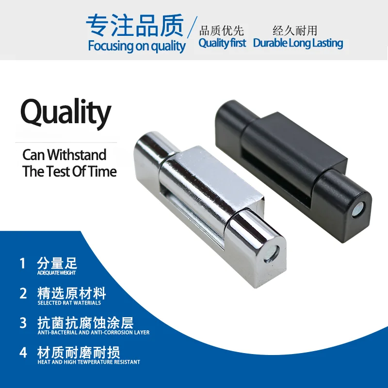 Description Picture 3 of itemIndustrial Machinery Equipment Black Zinc Alloy Heavy Duty Hinge for Electrical Cabinet Doors Long Rectangular Shape Hinge