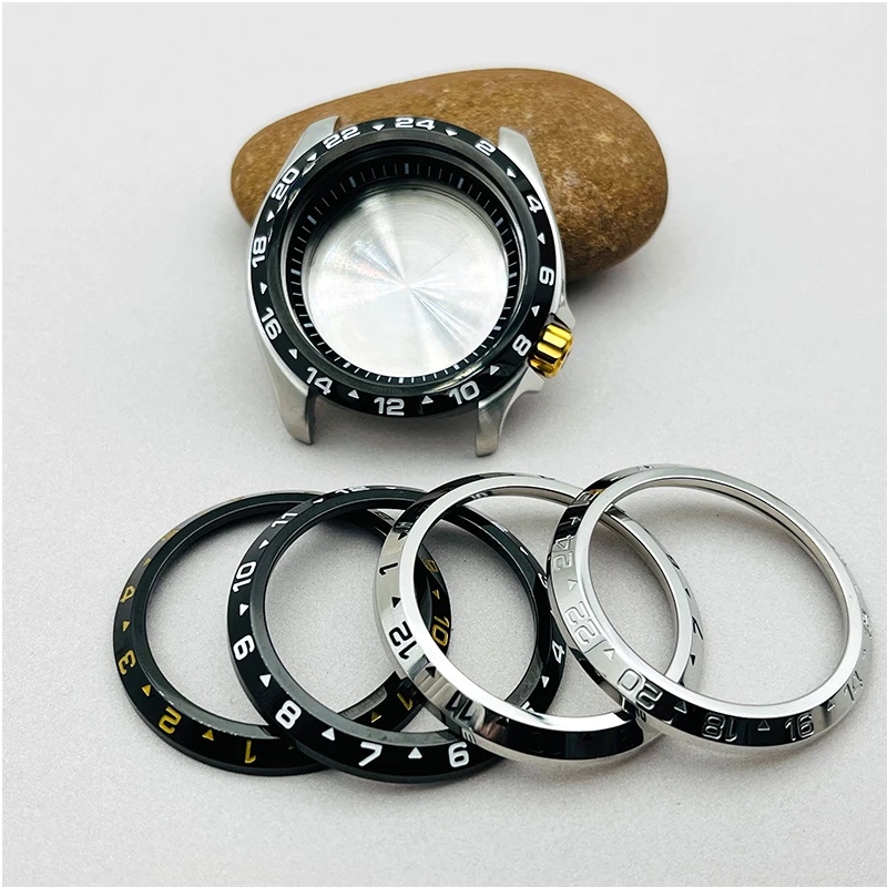 Mod SKX007 Watch Cases New Number Stainless Steel Bezel Fits Seiko SKX007 SRPD NH36 NH35 Movements Watch Case Replace Repair
