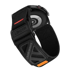 Universal Magnetic Buckle Nylon Quick Release Strap - Sports Model Replacement Accessory - 22mm (Black)