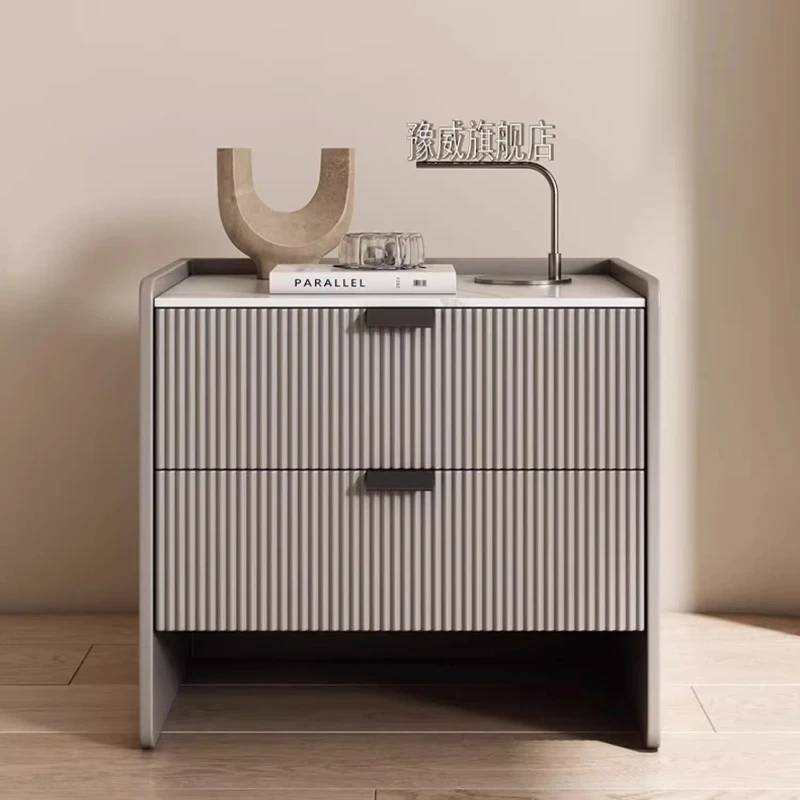 Nightstand Cheap Bedside Table Room Narrow Coffee Tables Living Auxiliary Open Cabinets Floating Sofa Side Nachttisch Bed Wood