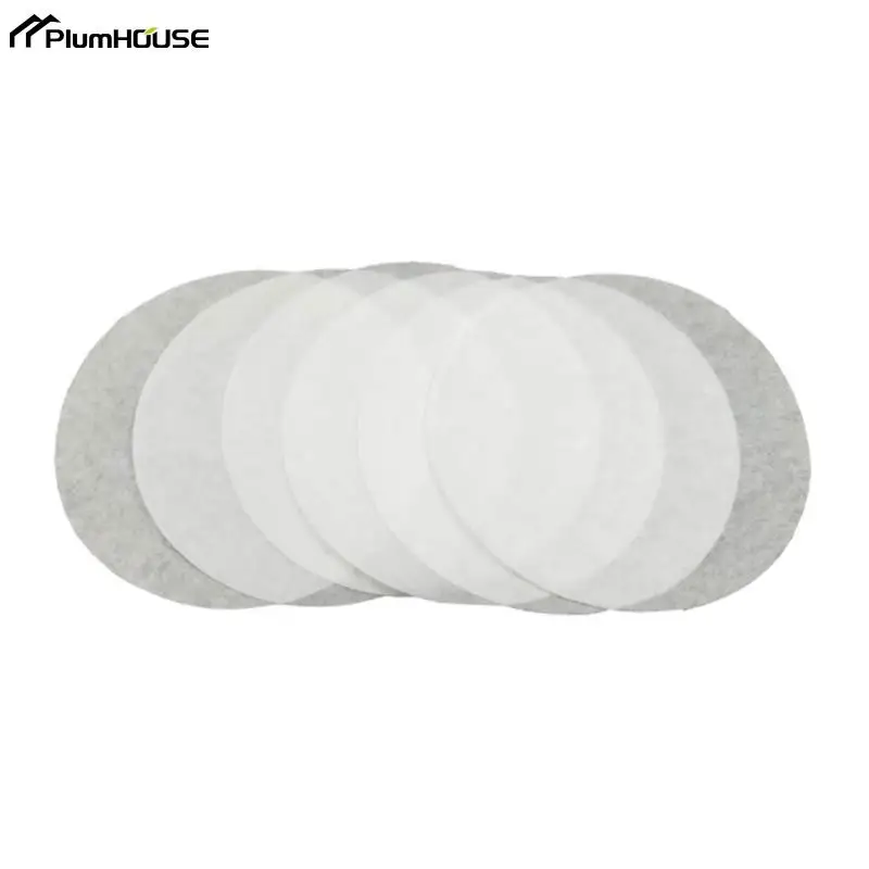 100pcs Round Meat Oil Blotting Paper Oven BBQ Grill Paper Absorbing Oil Sheet Hamburger Patty Barbecue Tool Kitchen Gadget