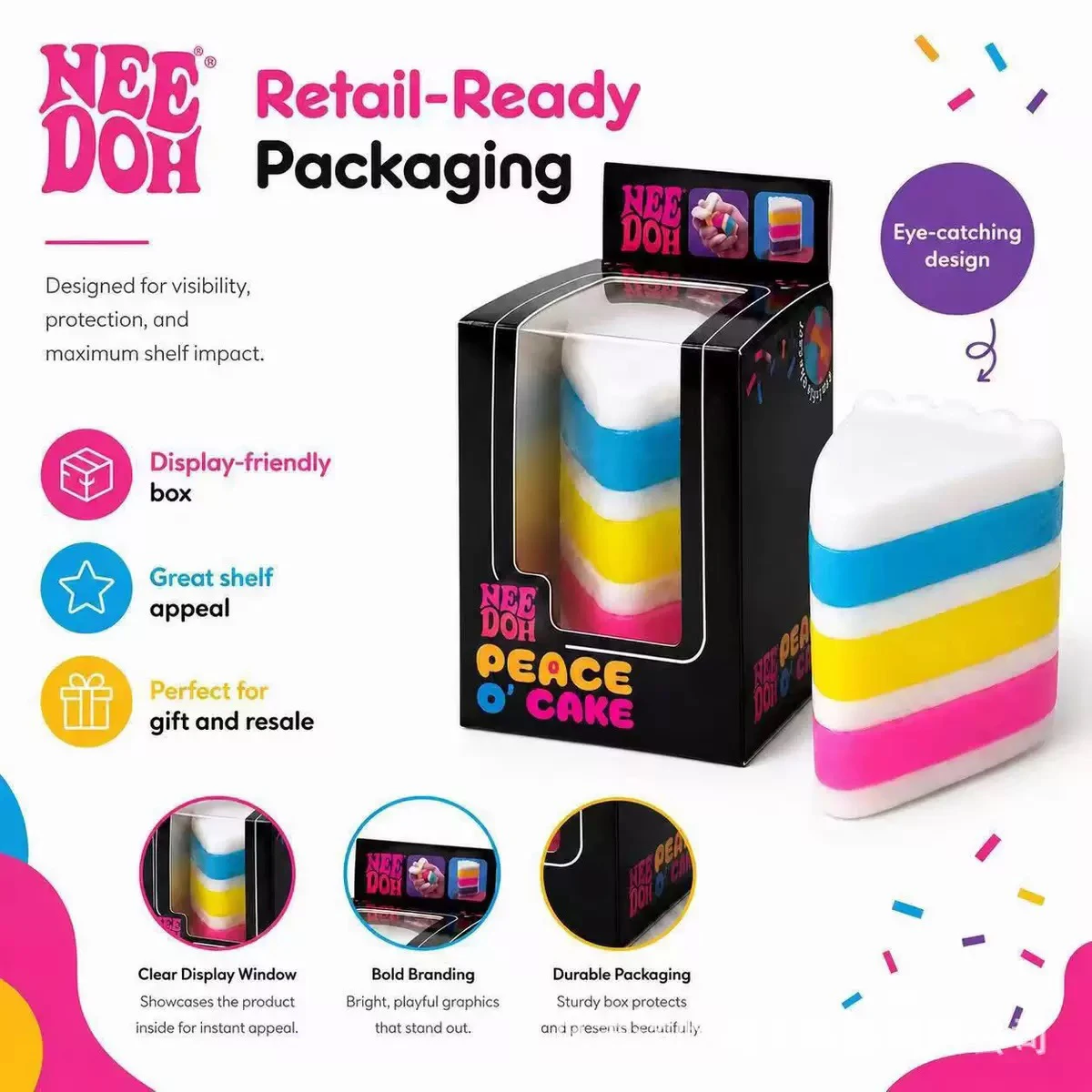 2026 Hot NeeDoh Peace Cake Squeeze Pinch Music Sensory Squeeze Stress Relief Office Stress Relief adult 