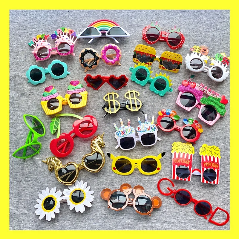 Funny Glasses Women Birthday Party Eyewear Personalized Black Eyeball Decorative Shade Men Halloween Ball Alien Eyeglasses