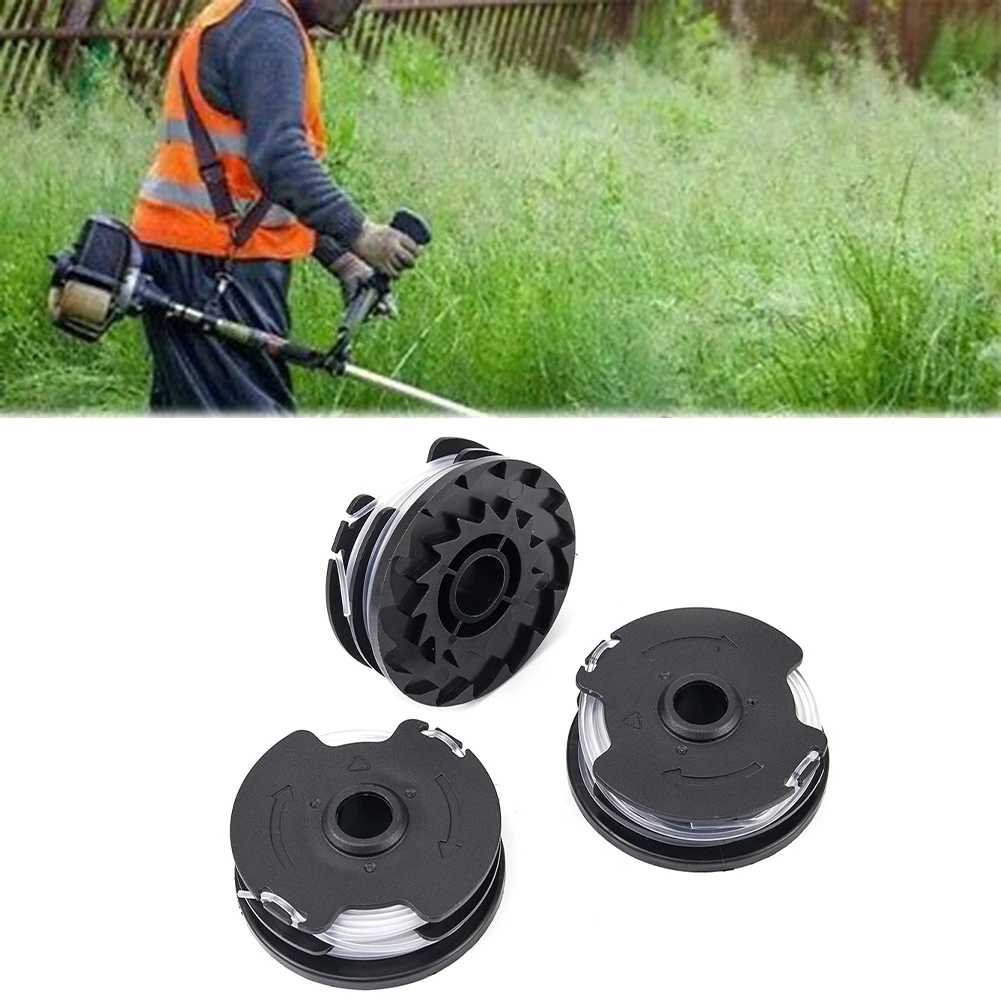 Trimmer Spool 3 Pack & Cap & Spring Replacement For Black Decker Cap Spring  For Cordless Grass Trimmer Blade Cutter Lawn Mower - Tool Parts - AliExpress