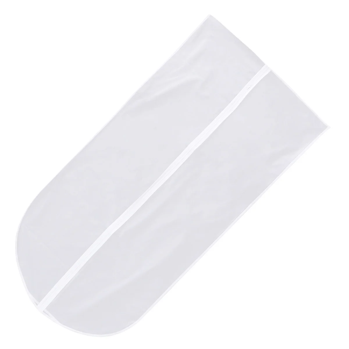 

PEVA Clothes Dust Cover Clear Plastic Garment Bags Semitransparent Dustproof Storage Bags (White Size XXL 60*136CM)
