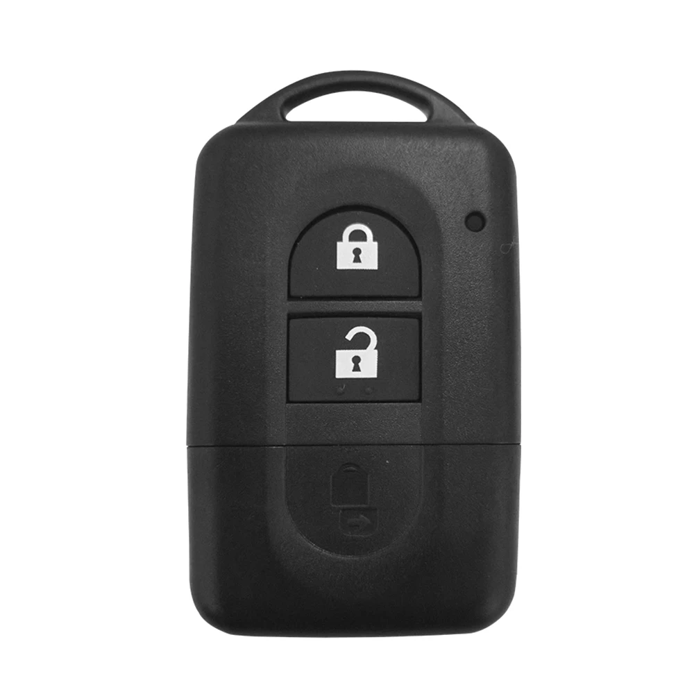 XNRKEY 2 Button Remote Car key Shell Fob for Nissan Micra X-trail Qashqai Juke Duke Pathfinder Key Case Cover with Uncut Blade