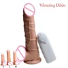 Classic Realistic Rotating Dildo with Suction Cup Vibrator Penis Masturbation Sex Toys for Women S/M/L 3 Size Choose 1