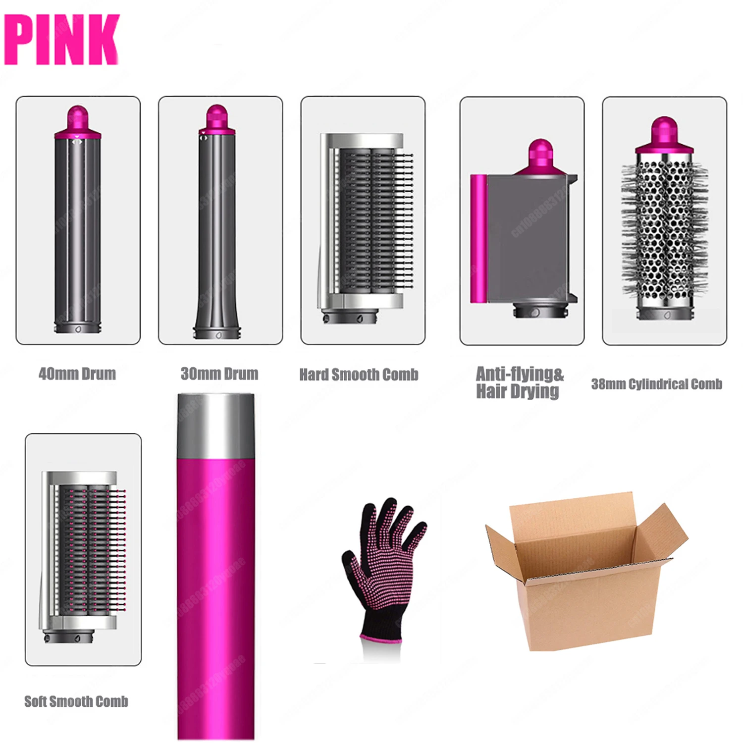 المهنية 6IN1 متعدد مصفف شعر مجفف الشعر 1300 واط مك...