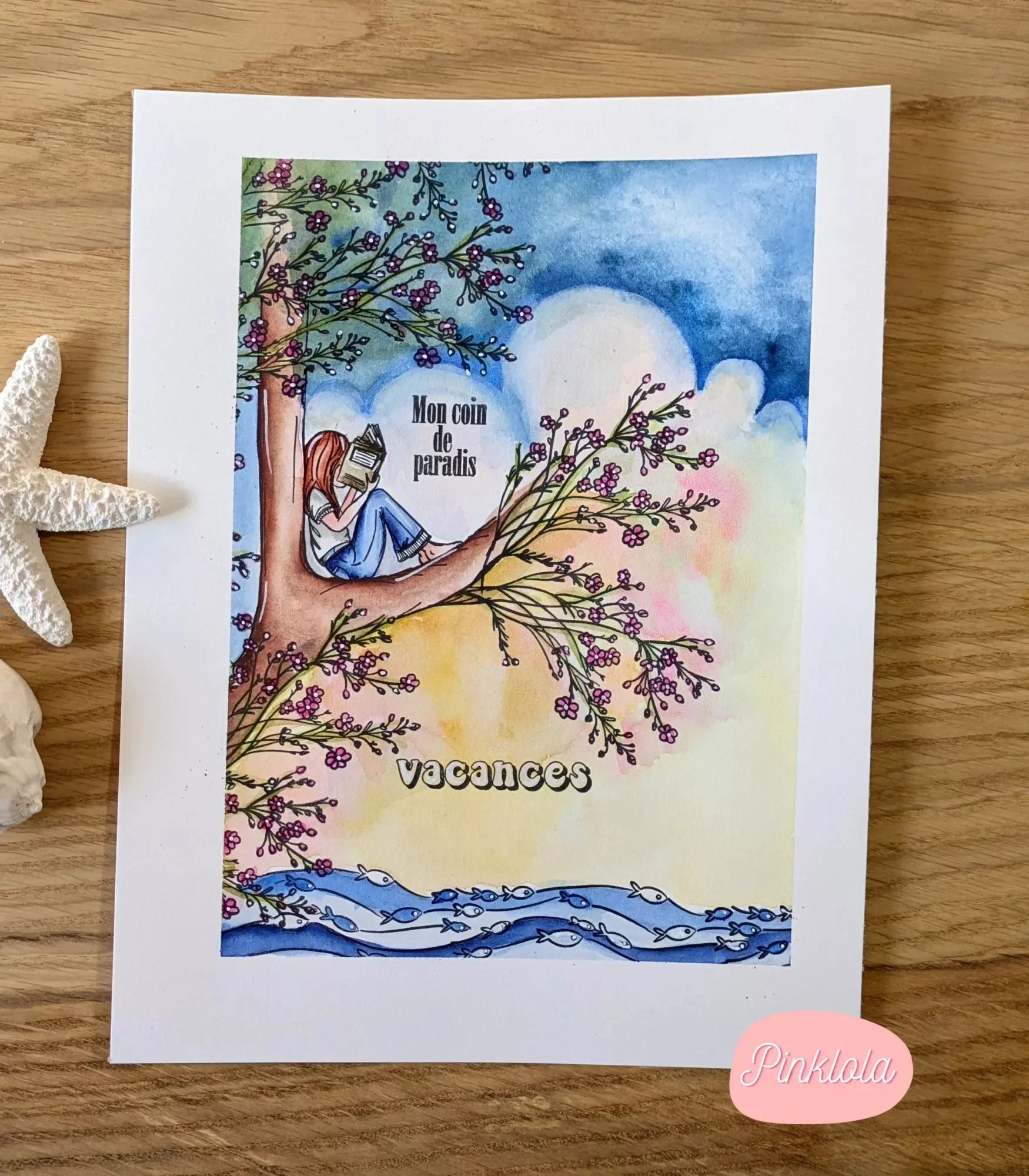 은행잎과 소녀들이 연을 날리다 2026 DIY 스크랩북 공예용 새 스탬프 사진 앨범 템플릿 수제 장식