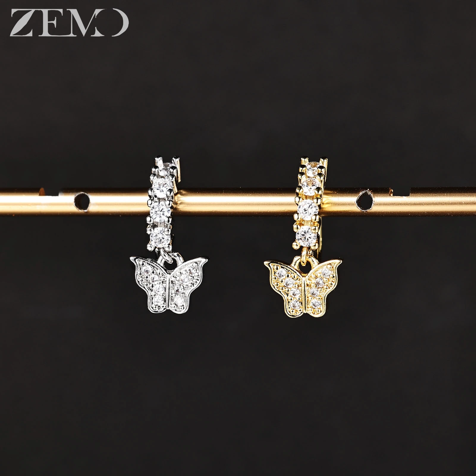 ZEMO 1 PC 20G 스테인레스 스틸 코 링 여성 남성 후프 코 피어싱 꽃 크로스 하트 펜던트 콧 구멍 피어싱 바디 쥬얼리