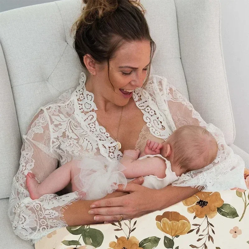 분리형  지지 쿠션 통기성 수유 베개 커버  앉기 쉬운 베개 가정 및 여행용 0-12개월 용