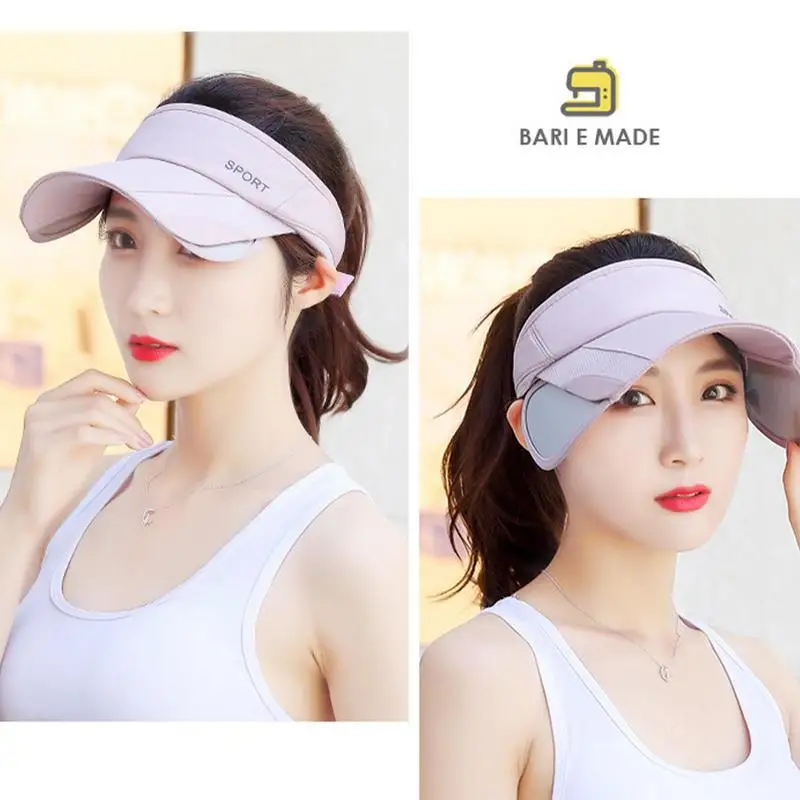tennis caps Sun Visor Hat Ladies Cycling Outdoor Protective Hat