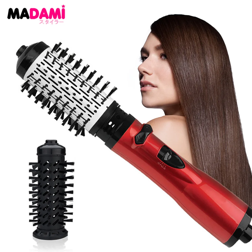 

Hot Air Brush Hair Dryer Automatic Rotating Curling Comb Electric Hair Styler Comb Straightener