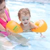 Swimbobo Children Swimming Arm Circle Boys and Girls Swimming Arm Circle Green Orange Thickened Inflatable Water Sleeve Toy 1