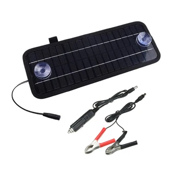 แผงโซลาร์เซลล์ 18V 12V 20W สำหรับชาร์จรถยนต์ มอเตอร์ไซค์ สกู๊ตเตอร์ไฟฟ้า แผงโซลาร์เซลล์แบบพกพา ชาร์จแบตเตอรี่รถยนต์ ประหยัดพลังงาน ดูแลรักษาง่าย 1