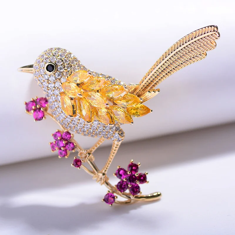 Kaichen Broche Pájaro, Regalo Joyería Para Mujeres, Niñas, Señoras, Embalaje Exquisito