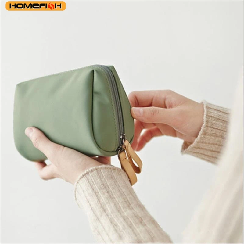 HOMEFISH 1PC 휴대용 여성 메이크업 가방 화장품 가방 동전 주머니 보..