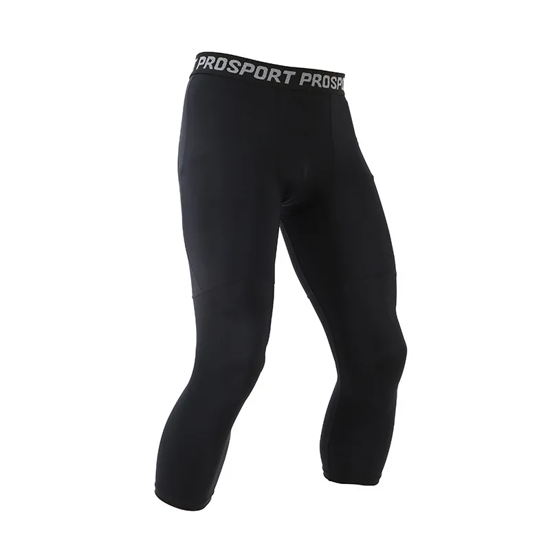 Running Compression Pants Men Gym Honeycomb Padded Tights Knee Support Fitness Leggings Jogging Training Sweatpants Sportswear