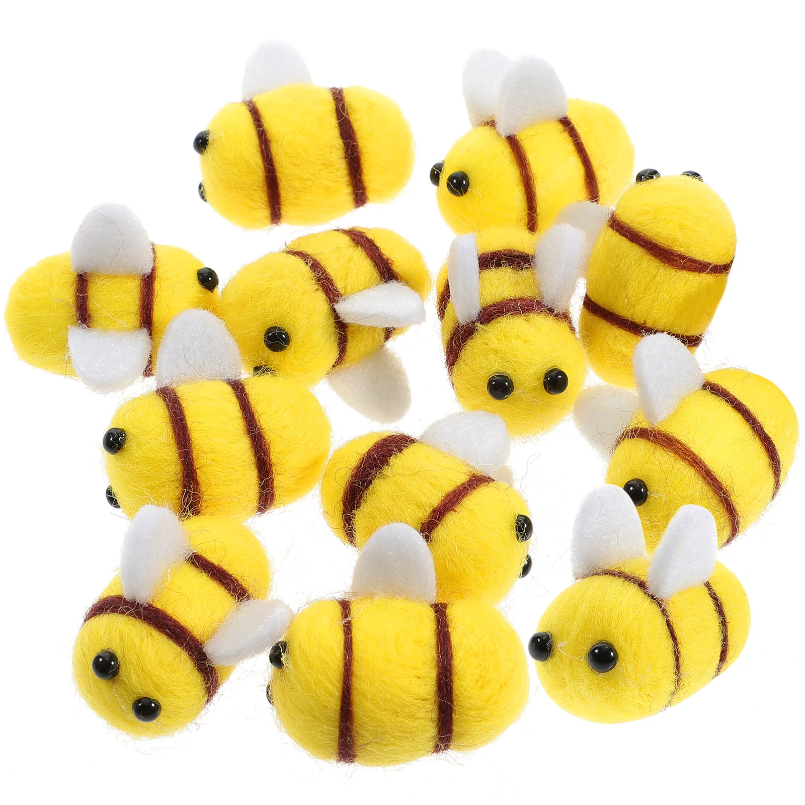 

Wool Felt Bee Decor Clothes Making Decortaive DIY Headwear Accessories Scrapbook Toys Craft Supplies