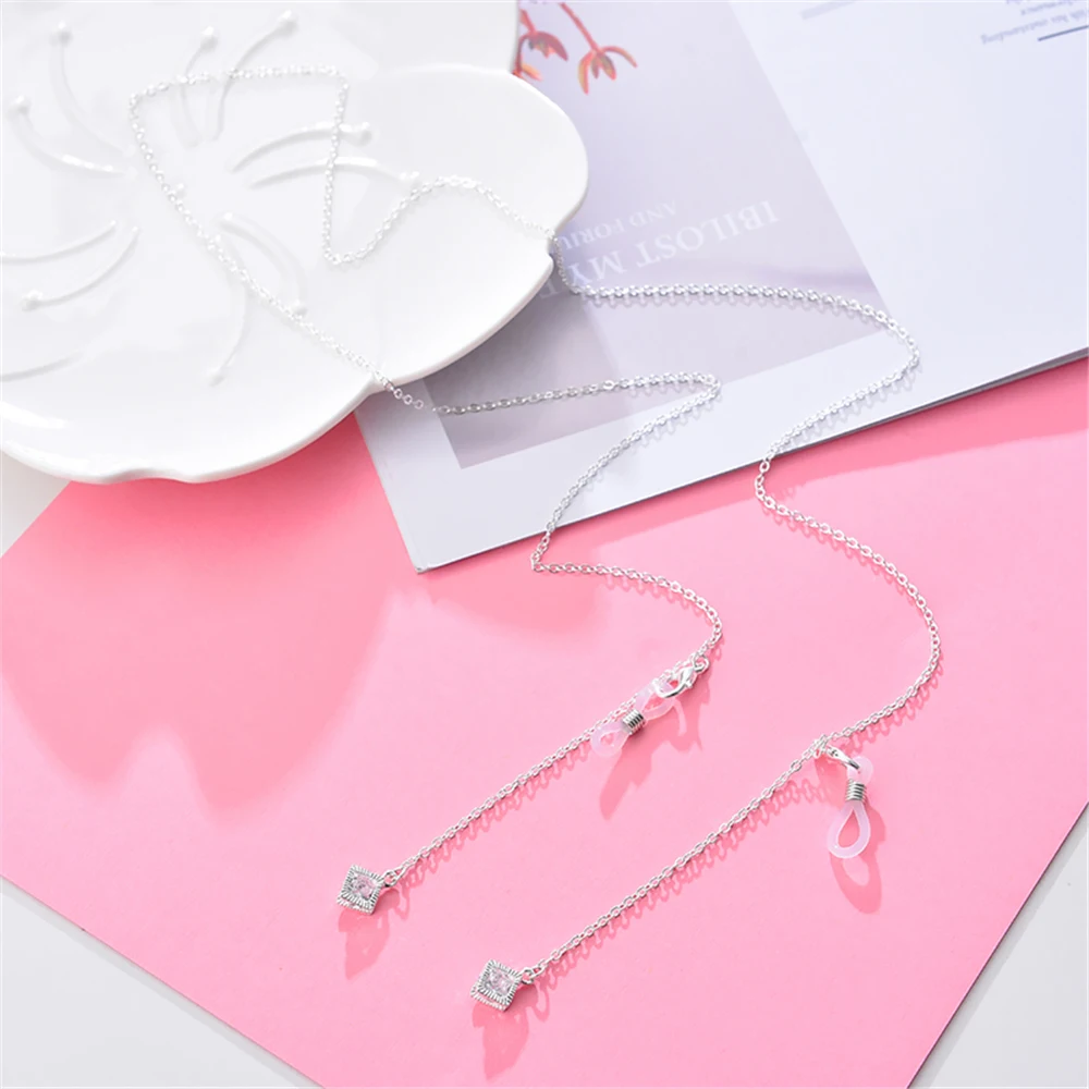 Unisex Metal Glasses Holder Chain Lanyard with Braided Design