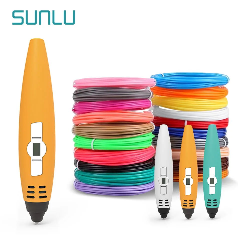 3D Printing Pen SUNLU SL-800 3D Pen With LCD Screen Support 1.75mm PETG PLA Filament For Kids 3D Pencil Chirtmas Gift