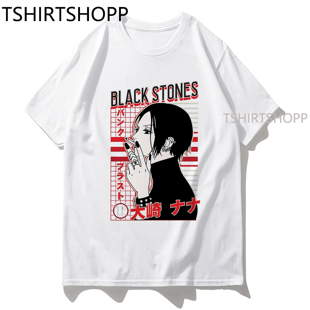 Nana Osaki Unisex T-Shirt,Black Stones Manga Anime Graphic Tee Shirt All  Size 