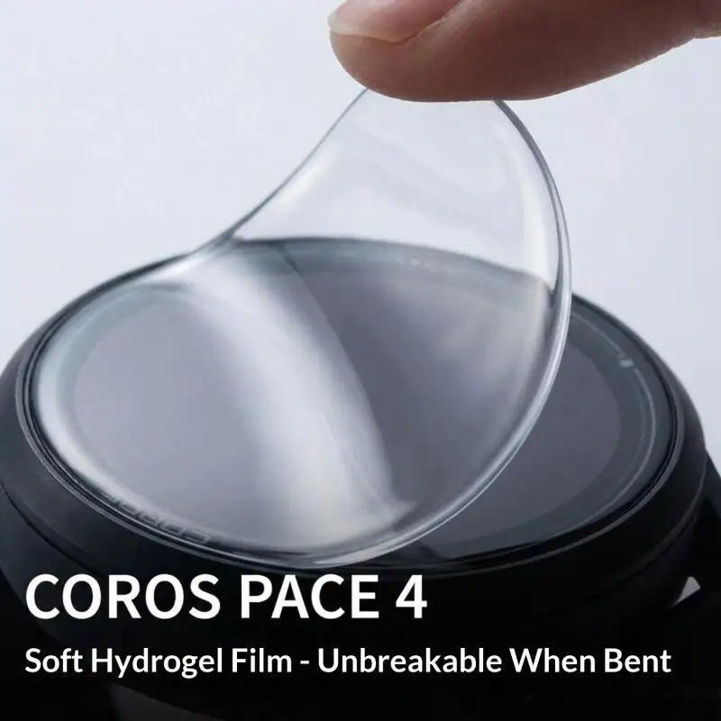 5er-Pack Displayschutzfolie für Coros Pace 4 SmartWatch, weiches TPU, reparierbare Hydrogelfolie, kratzfest, für Coros Pace 3, einfache Installation – Detail 5
