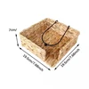 Water Hyacinth Napkin Holder with Weighted Arm Woven Servilletero For Table Wicker Napkin Baskets For Cocktail Paper Napkins 5