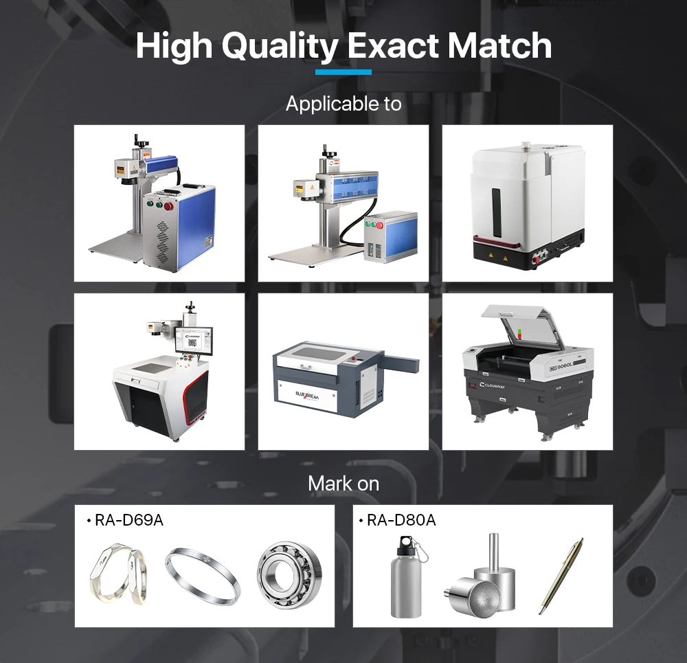 Cloudray Three Chuck Rotary Worktable Rotary Device Diameter 69/80mm Fixture Gripper for Co2 & Fiber Marking Machine Extra Axis wood cnc machine