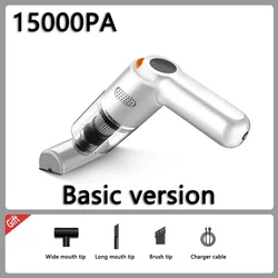 Compact High - Power Cordless Vacuum Cleaner - Versatile Dust Blower for Home, Car, and Pet Hair (WHITE)