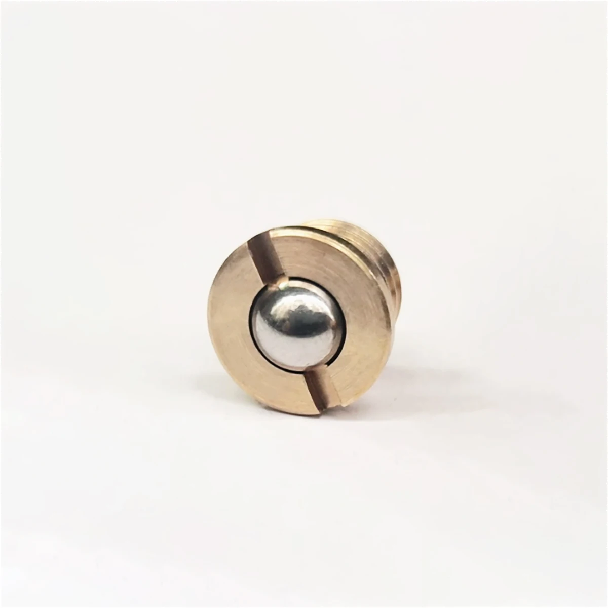 Brass Flange Spring Ball Plunger, Press In Fixed Bead Wave Screw  M4-M16