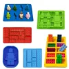 Robot Ice Bricks Cube Tray Silicone Mold Candy Moulds Chocolate Moulds For Kids Baking Minifigure Building Block Themes Set 1