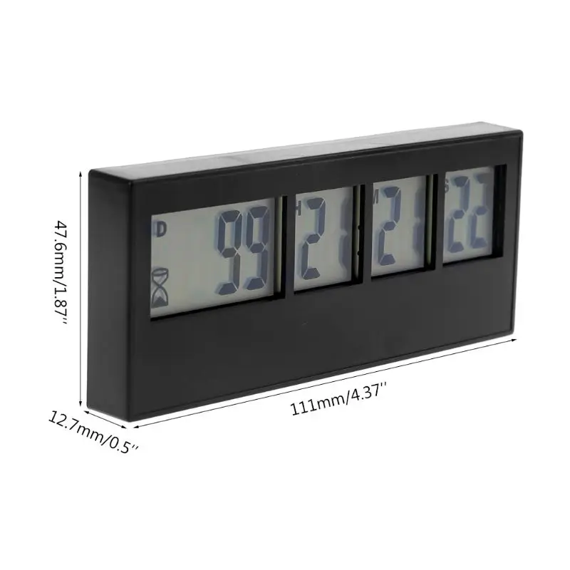 Digital Countdown Days Timer Clock 9999-Days Count Down Days Timer with  Strong Magnetic Back Electronic Countdown Timer - AliExpress