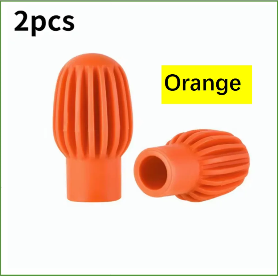 2 Stück/4 Stück Drum Mute Silikonhüllen – schweißgedrehte Klangschalldämpfer, Übungstipps, Drumstick-Kopf-Gummihülsen für leises Trommeln – Detail 7