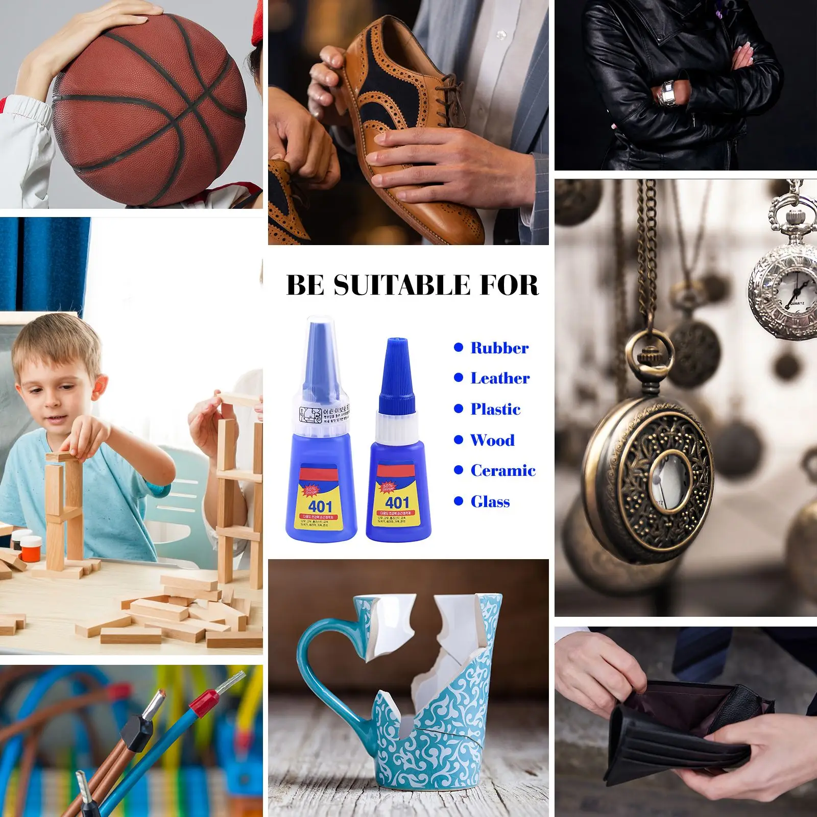 1PC 401 Glue Instant Fast Adhesive 22g/36g Stronger Super Glue Multi-Purpose Fix HOT Super Strong Liquid Colorless Adhesive Glue 4