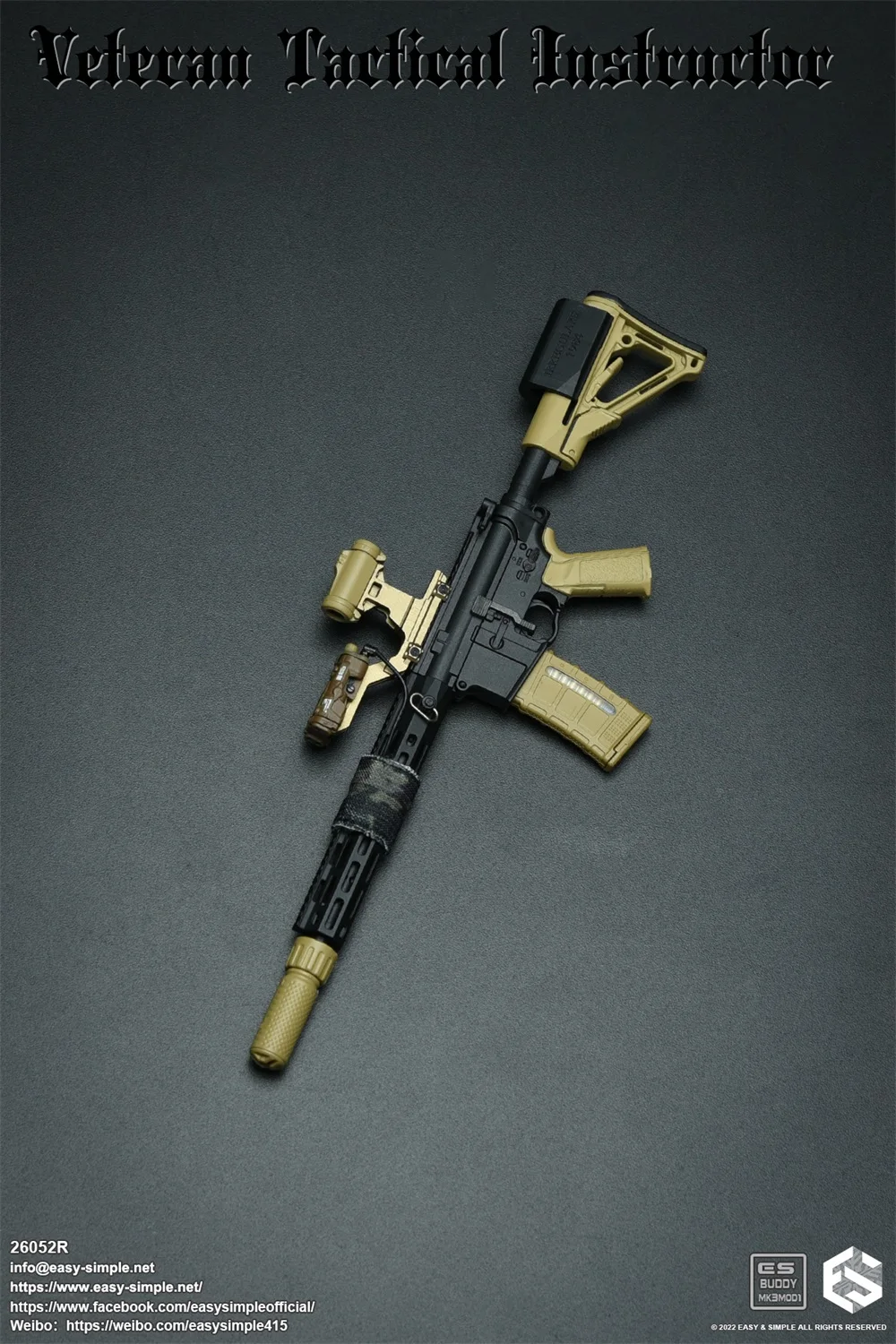 1/6 EASY&SIMPLE ES 26052R Veteran Tactical Instructor GBRS