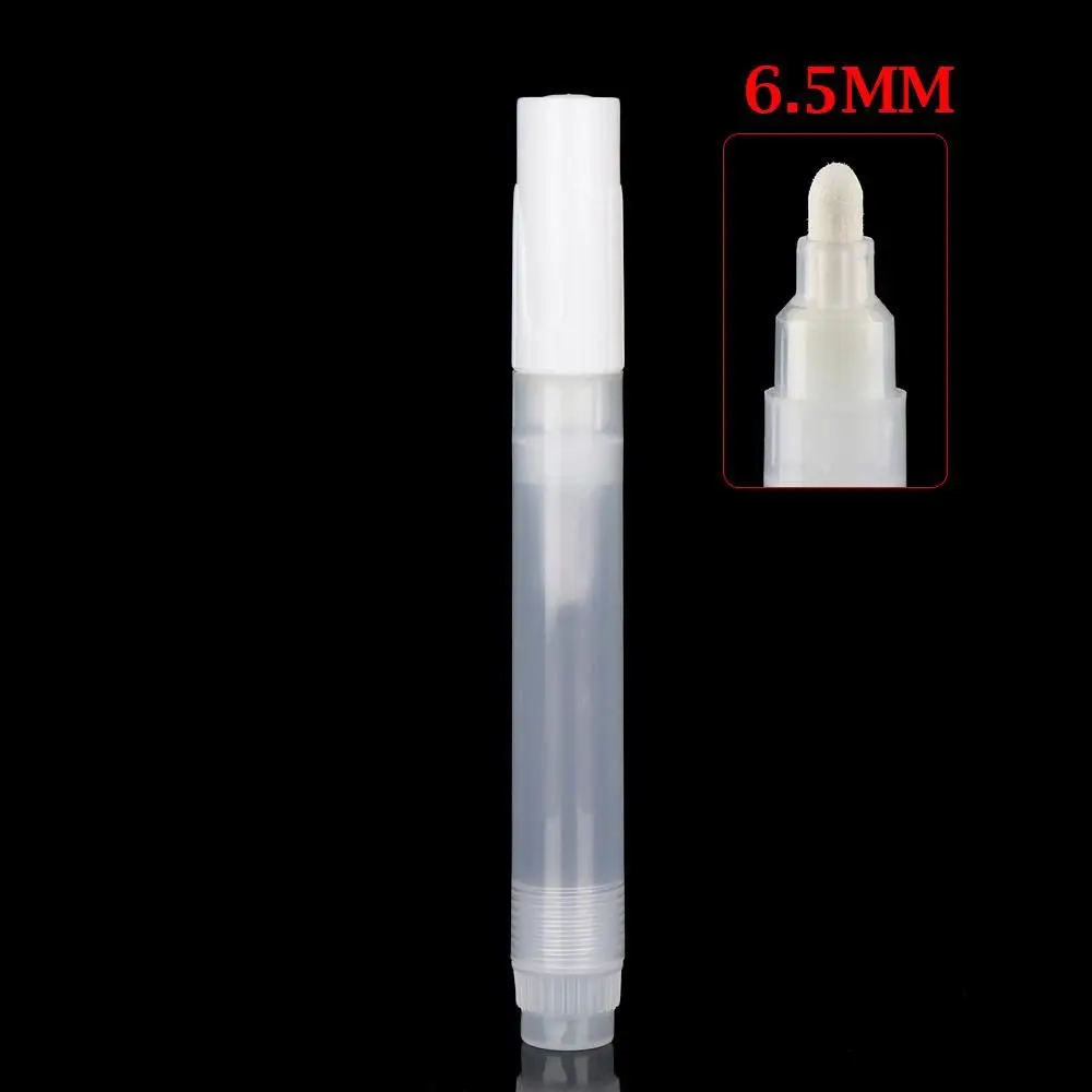Refillable Transparent Liquid Chalk Marker - Graffiti Pen with Empty Rod and Plastic Design