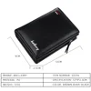 Baellerry Short Men Wallets Zipper Coin Pocket Brand Card Holder Male Purses Photo Holder PU Leather New Men Clutch Print Wallet 4