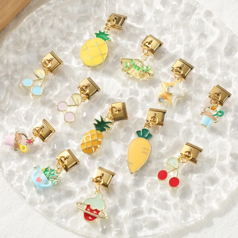 Fruit Series Stainless Steel 9MM Bracelet Fashion Jewelry