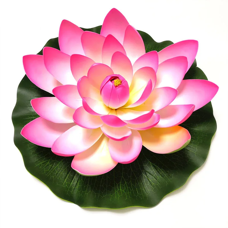 Floating Lotus Artificial Flower - Lifelike Water Lily for Pond and Garden Decoration