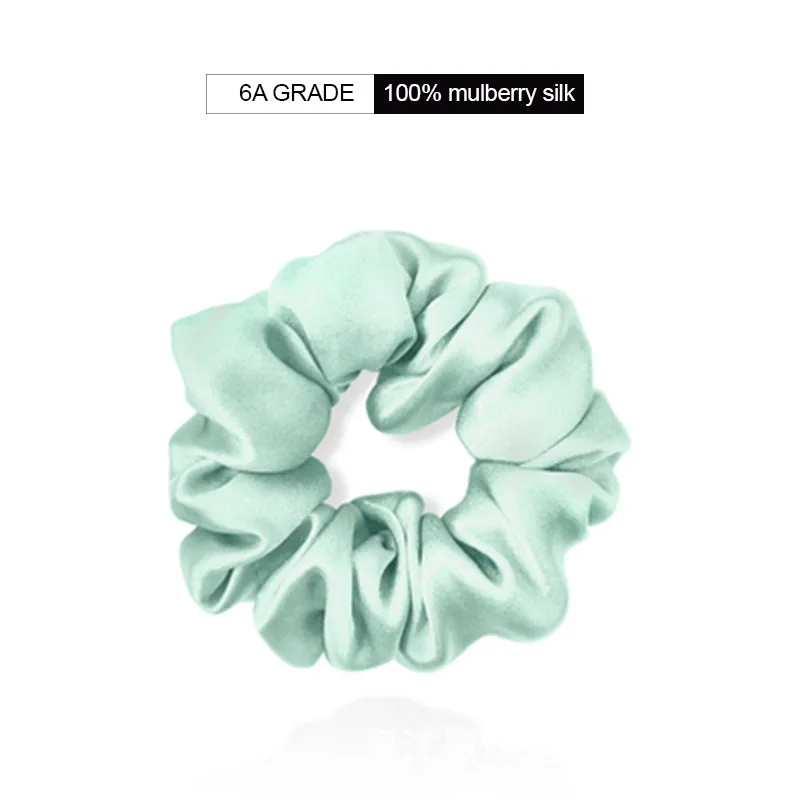 Luxurious 22 Momme Mulberry Silk Hair Scrunchie - Elegant 3.5cm Elastic Hair Tie