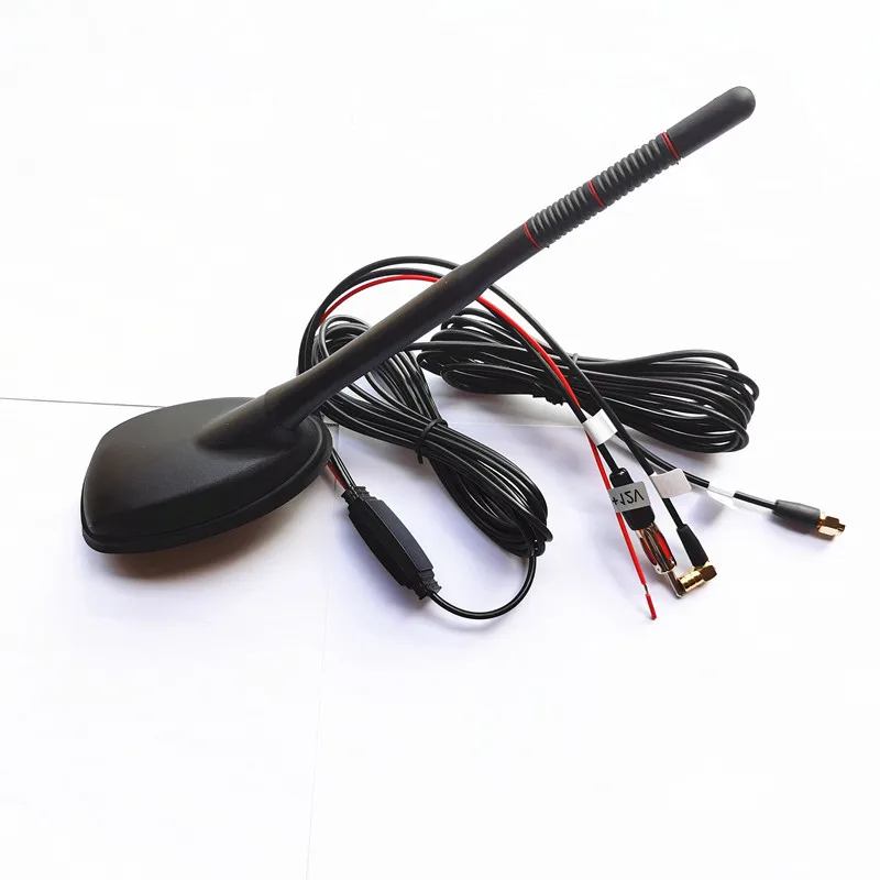 Car DAB+GPS+FM Antenna Aerial Active Amplified Top Roof Mount DAB