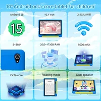 URAO 10 Inch Android 15 Tablet Cartoon Pattern Kids Tablet  20GB RAM 64GB ROM Learning Education Games Tablets Children's Gifts - Image 2