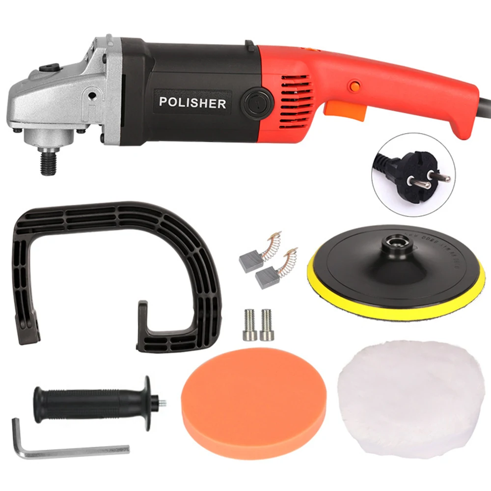 1400W car beauty polishing machine 220V car waxing machine sealing glaze household marble tile floor repair polishing