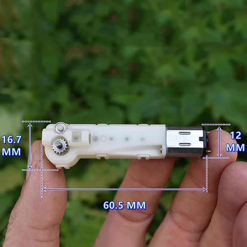 미니 N20 금속 브러시리스 DC 모터 30RPM-39RPM 저속 5V-6V 플라스틱 기어박스 3D 프린터 펜 로봇 모델 제작용