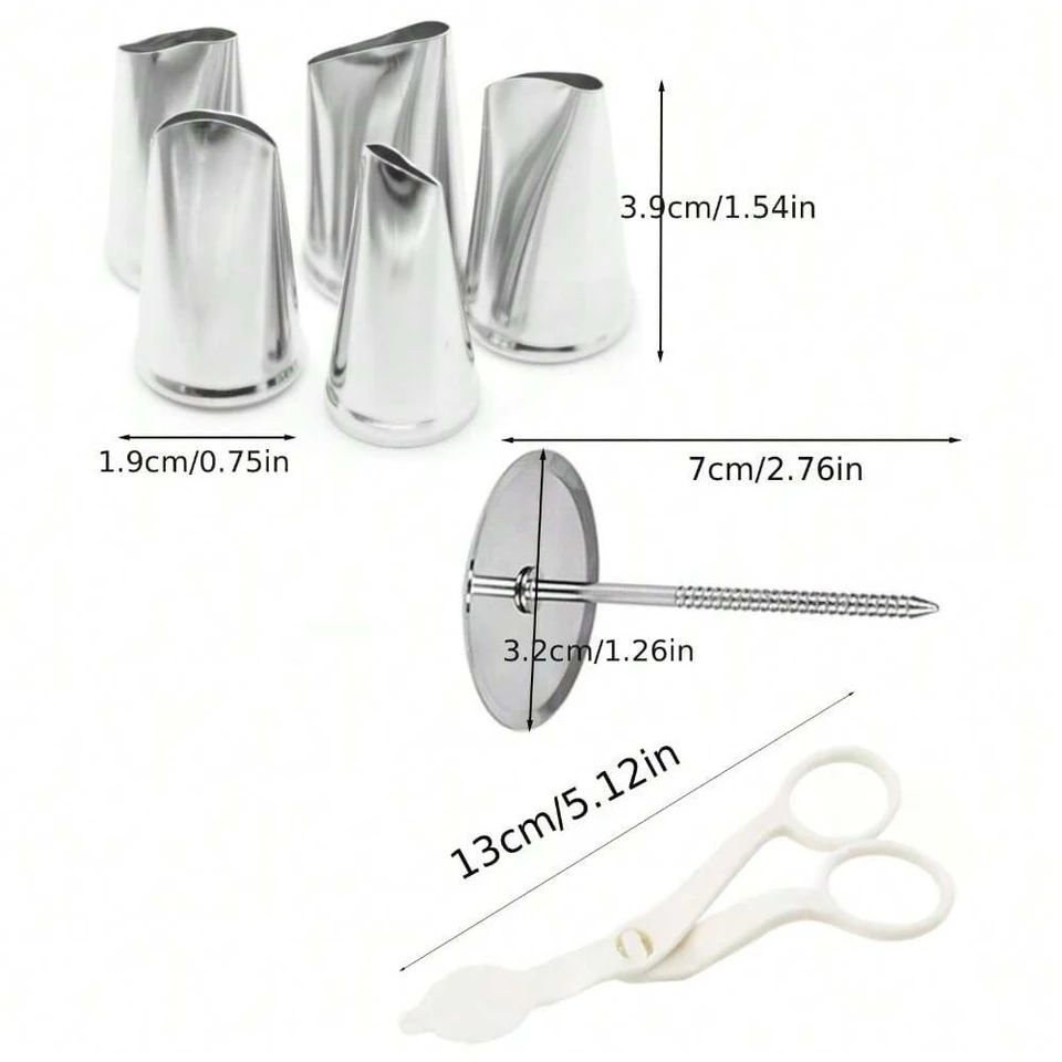 Tube De Décoration De Pâtisserie En Acier Inoxydab... – Grandado