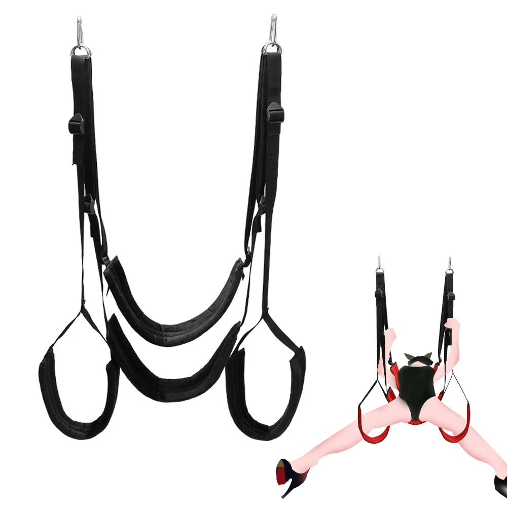 Sex Swing Strap Erotic Toys For Women Couples Adult Games Ankle Wrist Suspension Position Fetish Restraint Bondage Sex Furniture