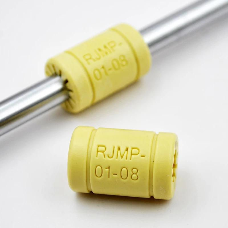 고체 폴리머 RJMP-01-08 리니어 베어링 8*16*25mm 플라스틱 베어링 8mm 3D 프린터 부품 프루사 멘델 DIY용